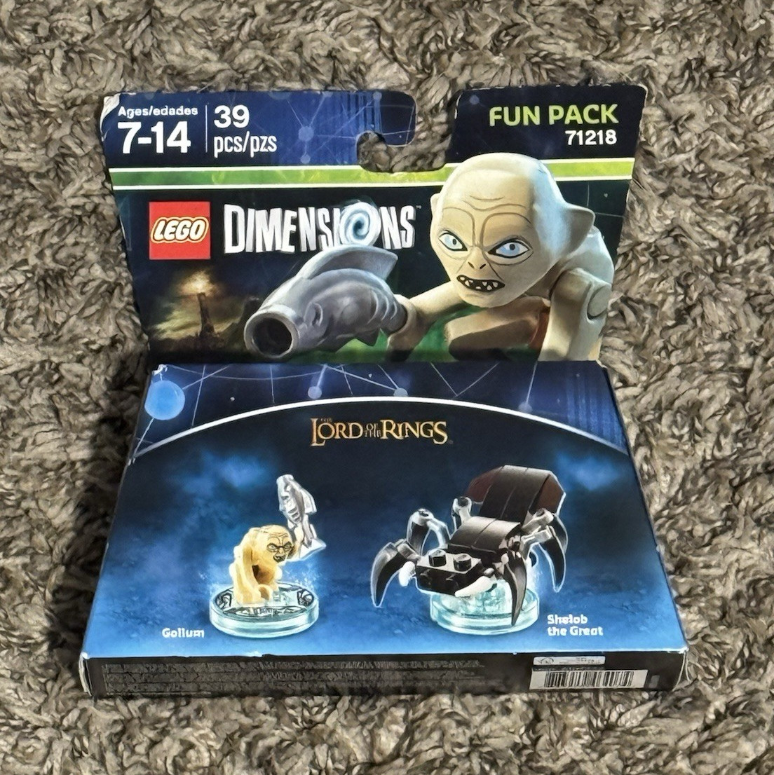LEGO Dimensions Fun Pack 71218 Gollum & Shelob The Lord of the Rings