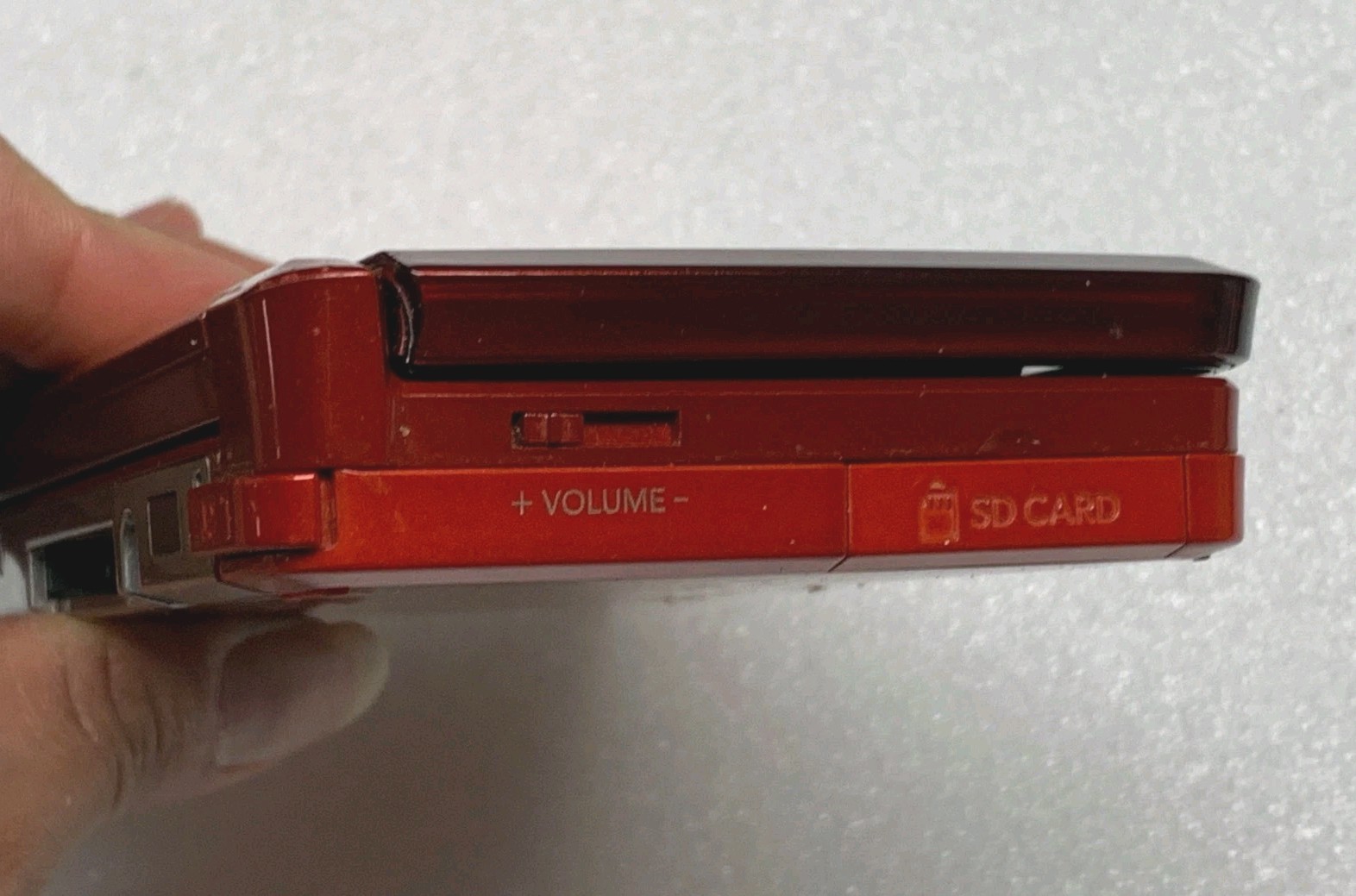 Nintendo 3DS Flame Red Handheld Console CTR-001 (USA) w AC Charger