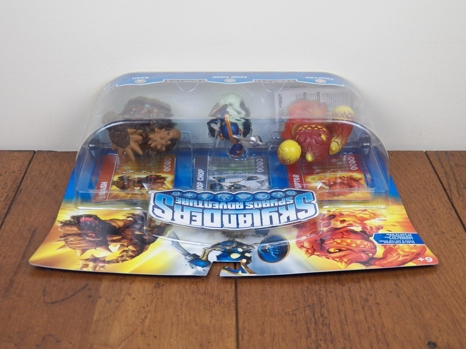 Skylanders 3-Pack Eruptor Chop Chop Bash Figures XBox PS3 Spyros Adventure *NEW*