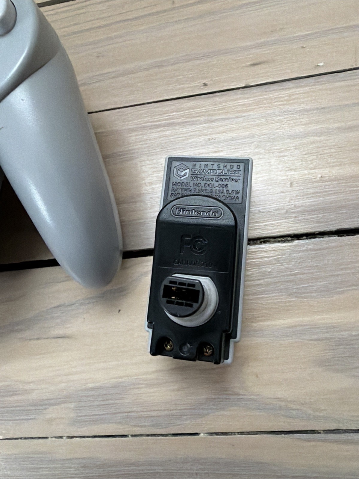 Nintendo GameCube Wavebird Platinum Wireless Controller With Receiver OEM Tested