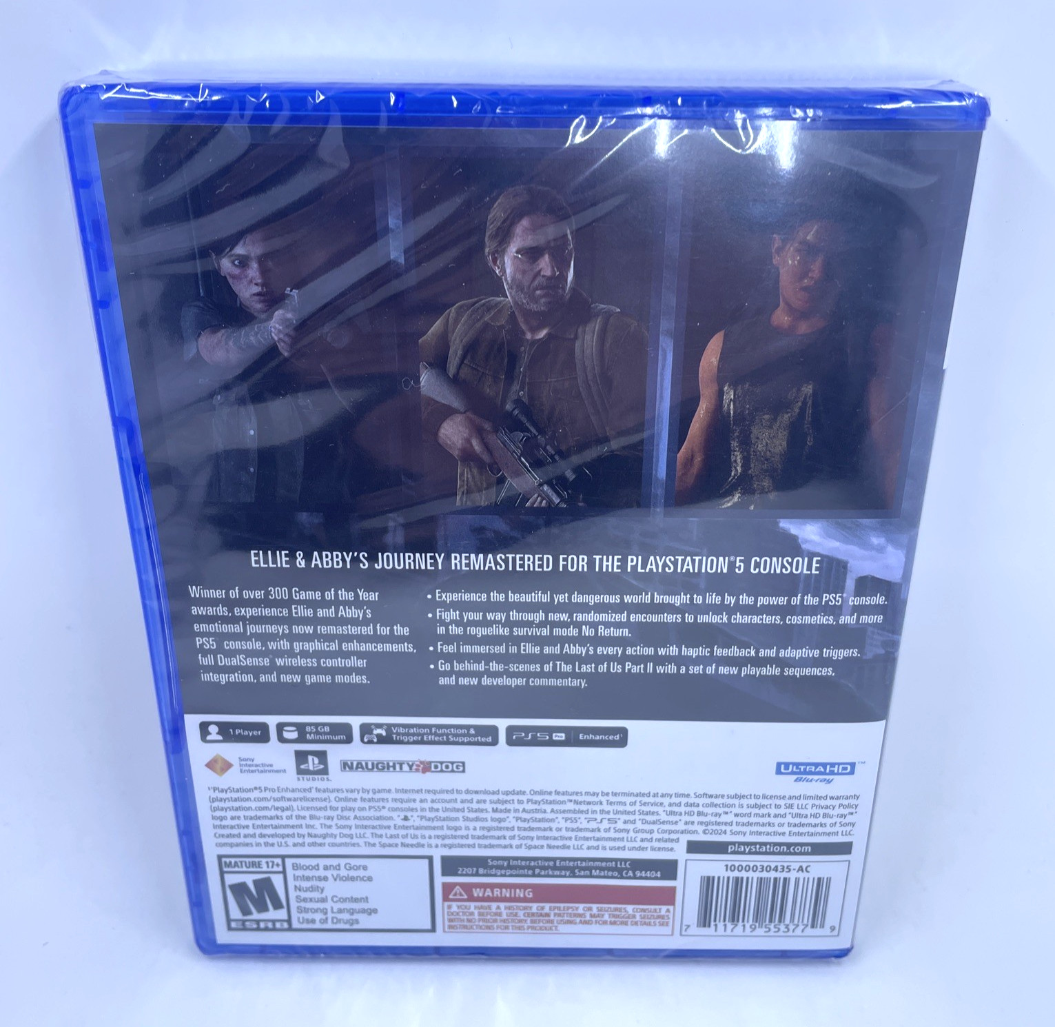 The Last of Us Part II 2 Remastered Sony Playstation 5 PS5 Brand New Sealed!