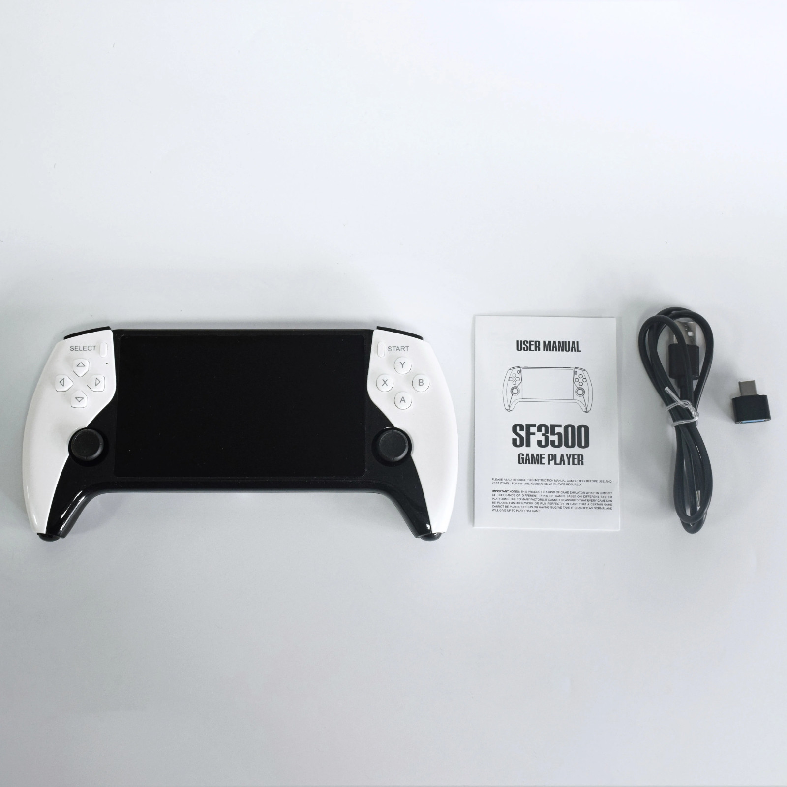 SF3500 Handheld Game Console 5 Inch IPS Screen with Wireless Controller Support