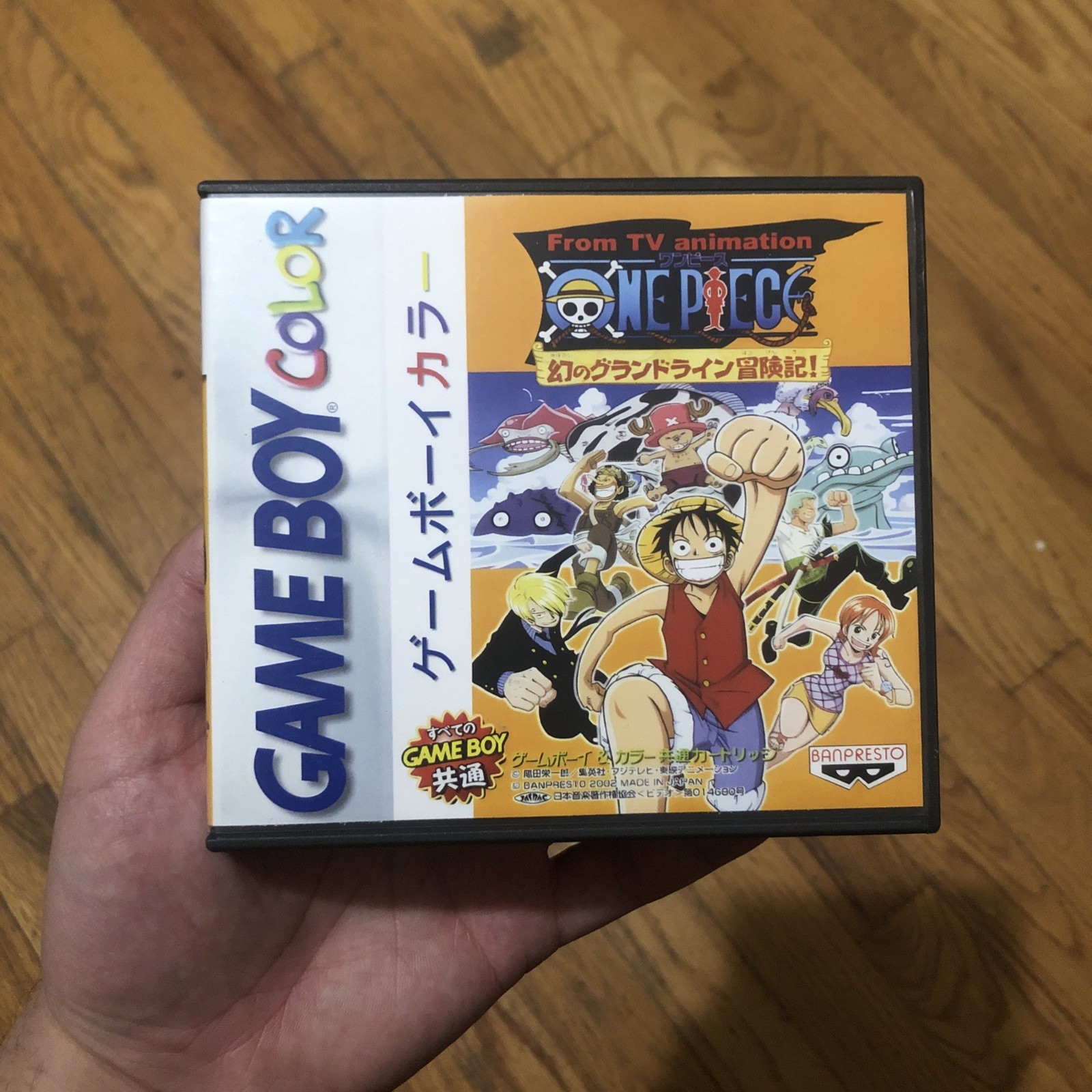 Japanese Version One Piece GB Color Cartridge