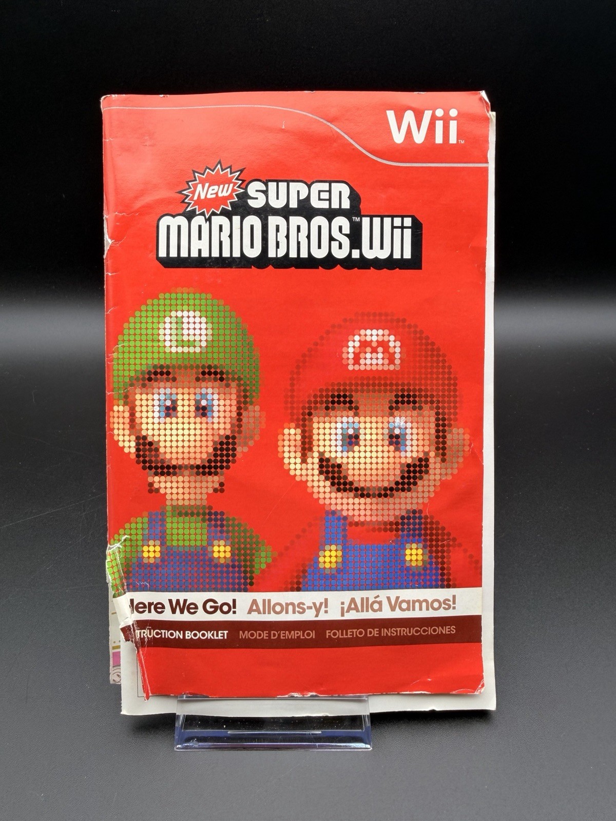 New Super Mario Bros. Wii (Nintendo Wii, 2009) Complete W/ Manual CIB Tested