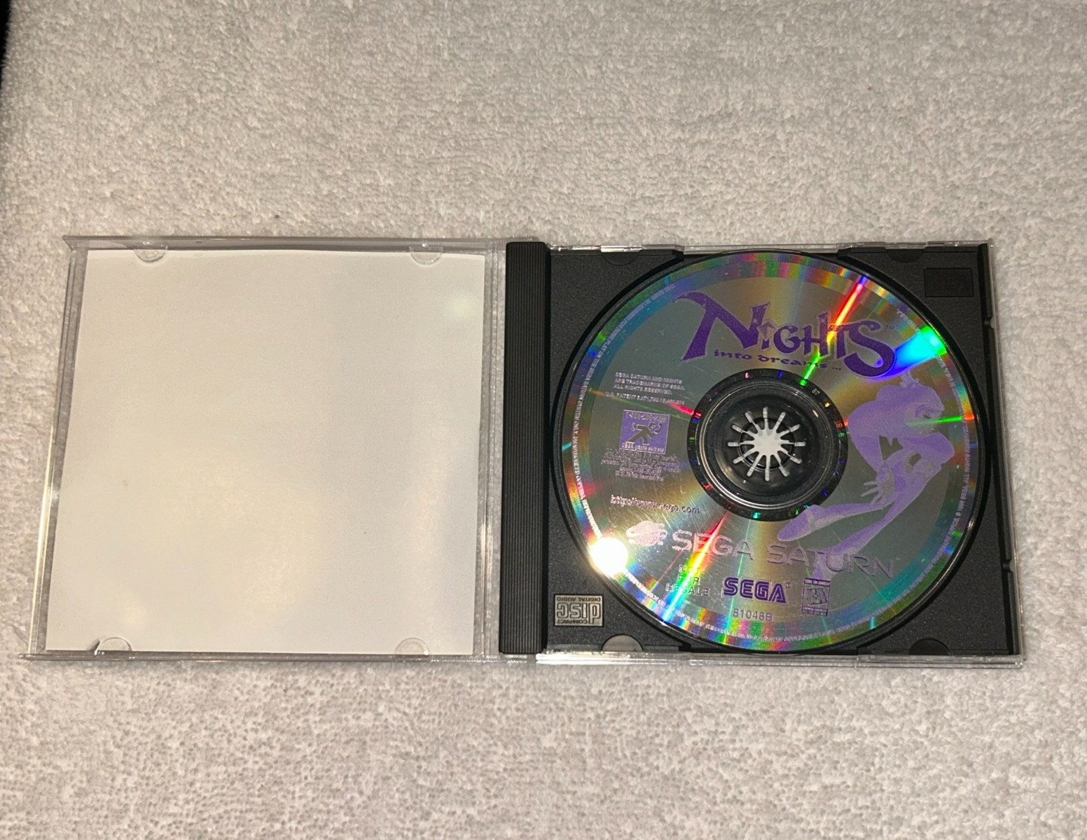 Nights Into Dreams… (Sega Saturn, 1996) Not For Resale CIB Complete N MINT!