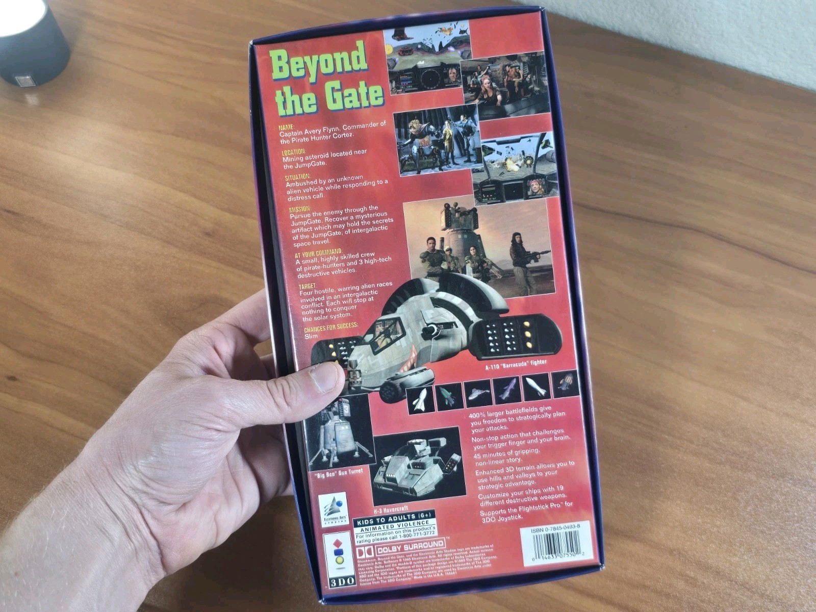 Shockwave 2: Beyond the Gate (3DO, 1995) Box Only – No Cds