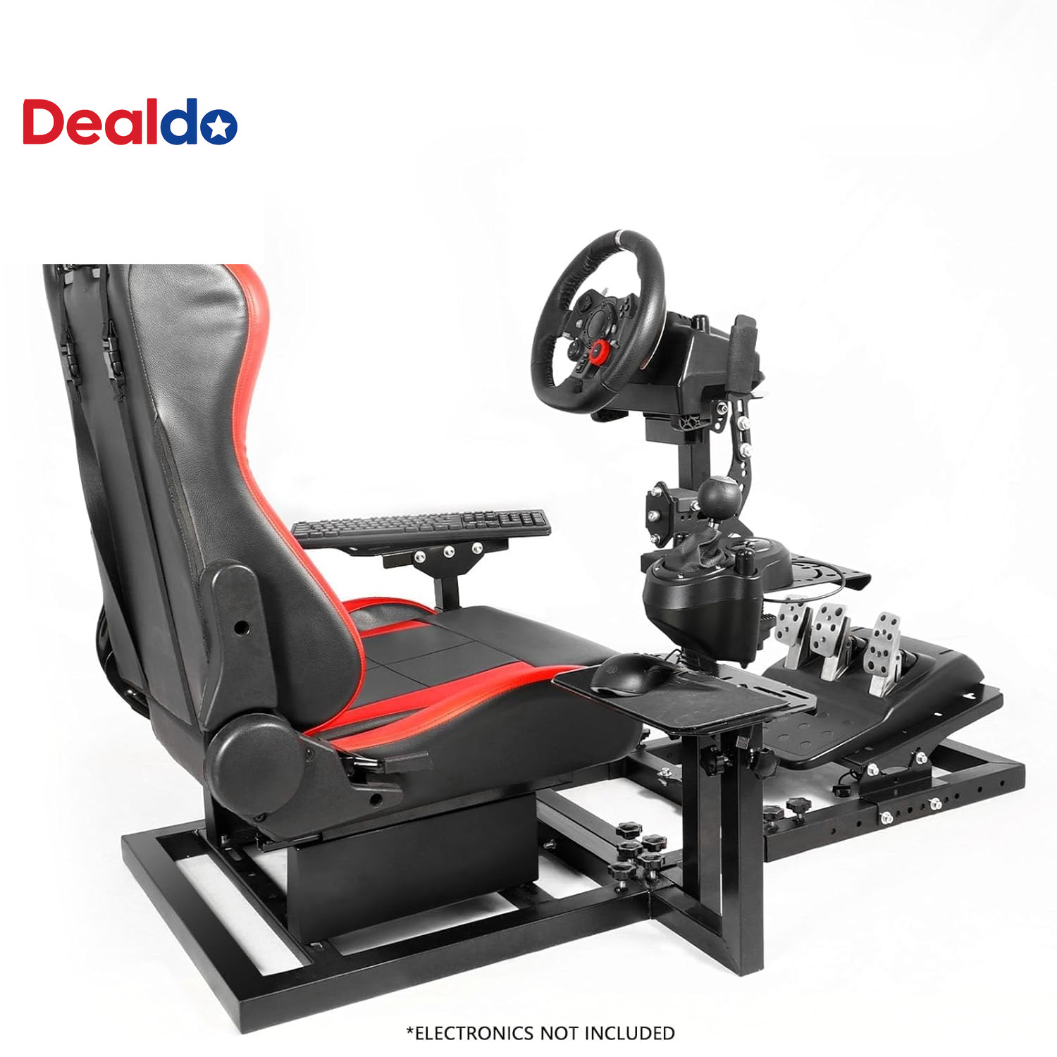 Modular Flight Racing Simulator Cockpit Adjustable Sim Rig No Seat