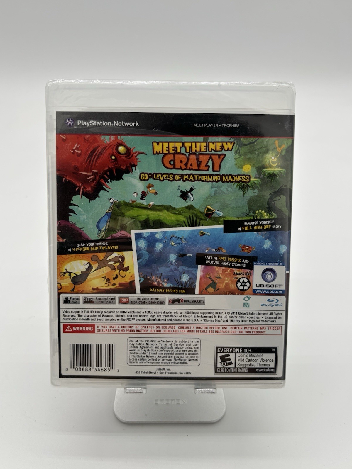 Rayman: Origins (Sony PlayStation 3, 2011) PS3 Video Game NEW SEALED