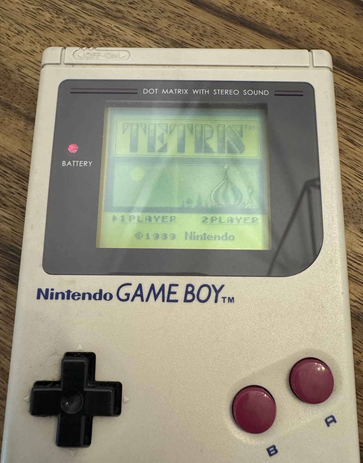Original Game Boy 1989 DMG-01 Gameboy w/ Box, Foam, Cable, Inserts – WORKS!