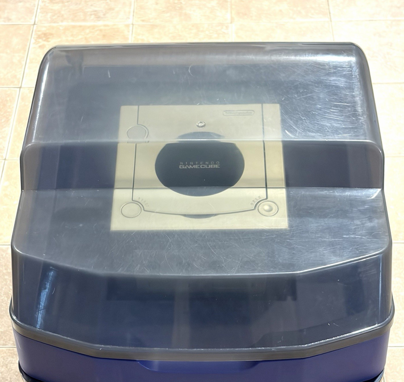 Official Nintendo GameCube Station Rack Storage Orange Purple OEM Wheels Japan