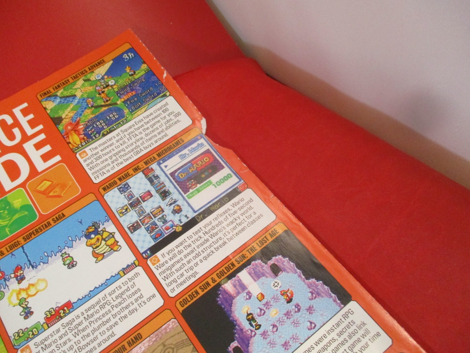 2003 Buyer’s Guide for Gamecube & Game Boy Advance Nintendo Power Promo Poster E