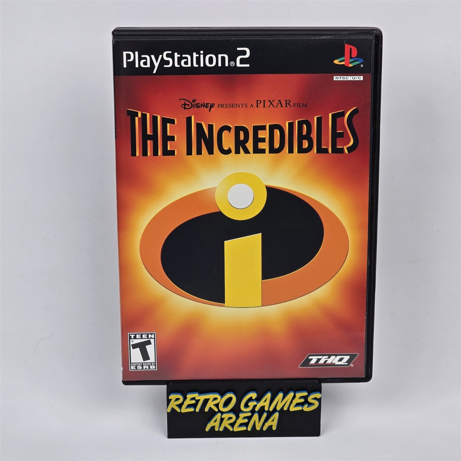 The Incredibles (PlayStation 2 PS2) Black Label Case & Disc