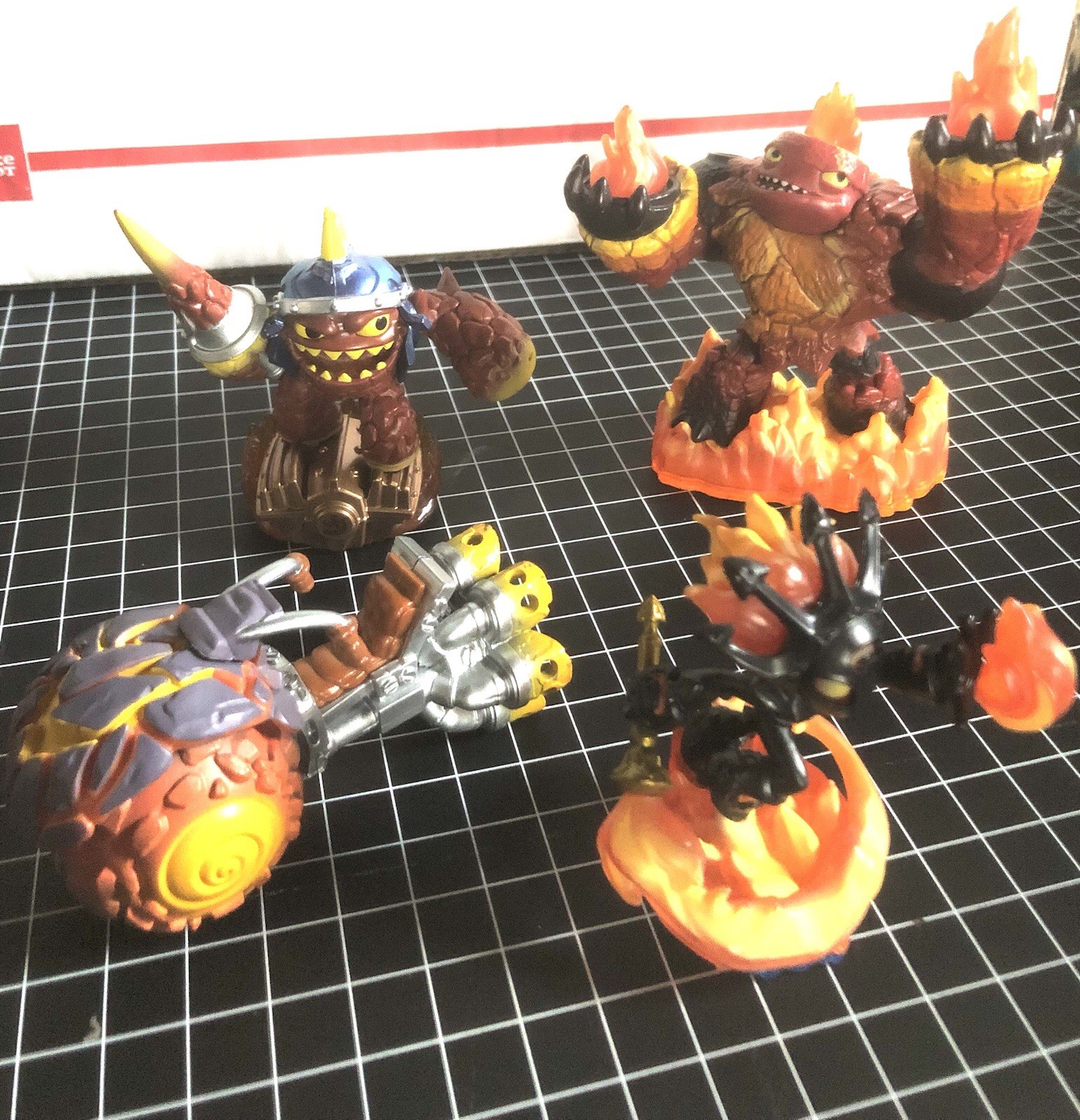 Skylanders Fire Lot Lava Lance 87536888 Burn Cycle Smolderdash 84810888 Hot Head