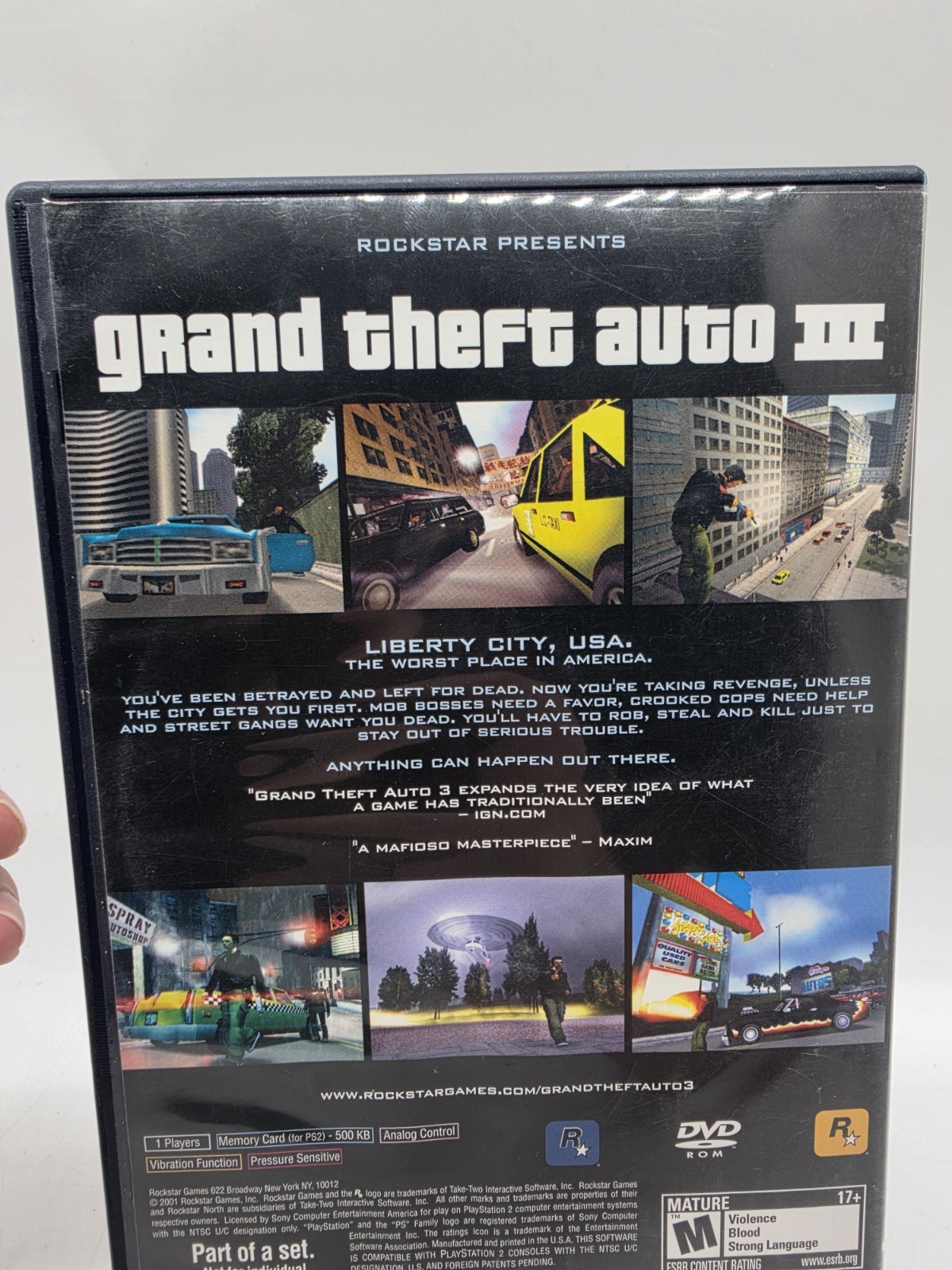 GRAND THEFT AUTO III Playstation 2 Cib Complete Mint Tested Working