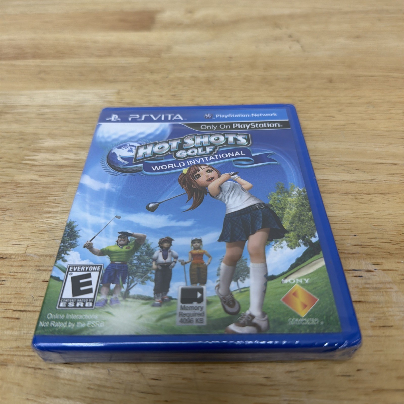 Hot Shots Golf World Invitational Sony PlayStation Vita Rip Seal Please Read