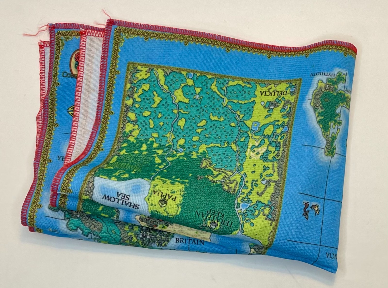 Vintage “The Worlds of Ultima” Cloth Map, Ultima Online T2A RARE, Excellent!
