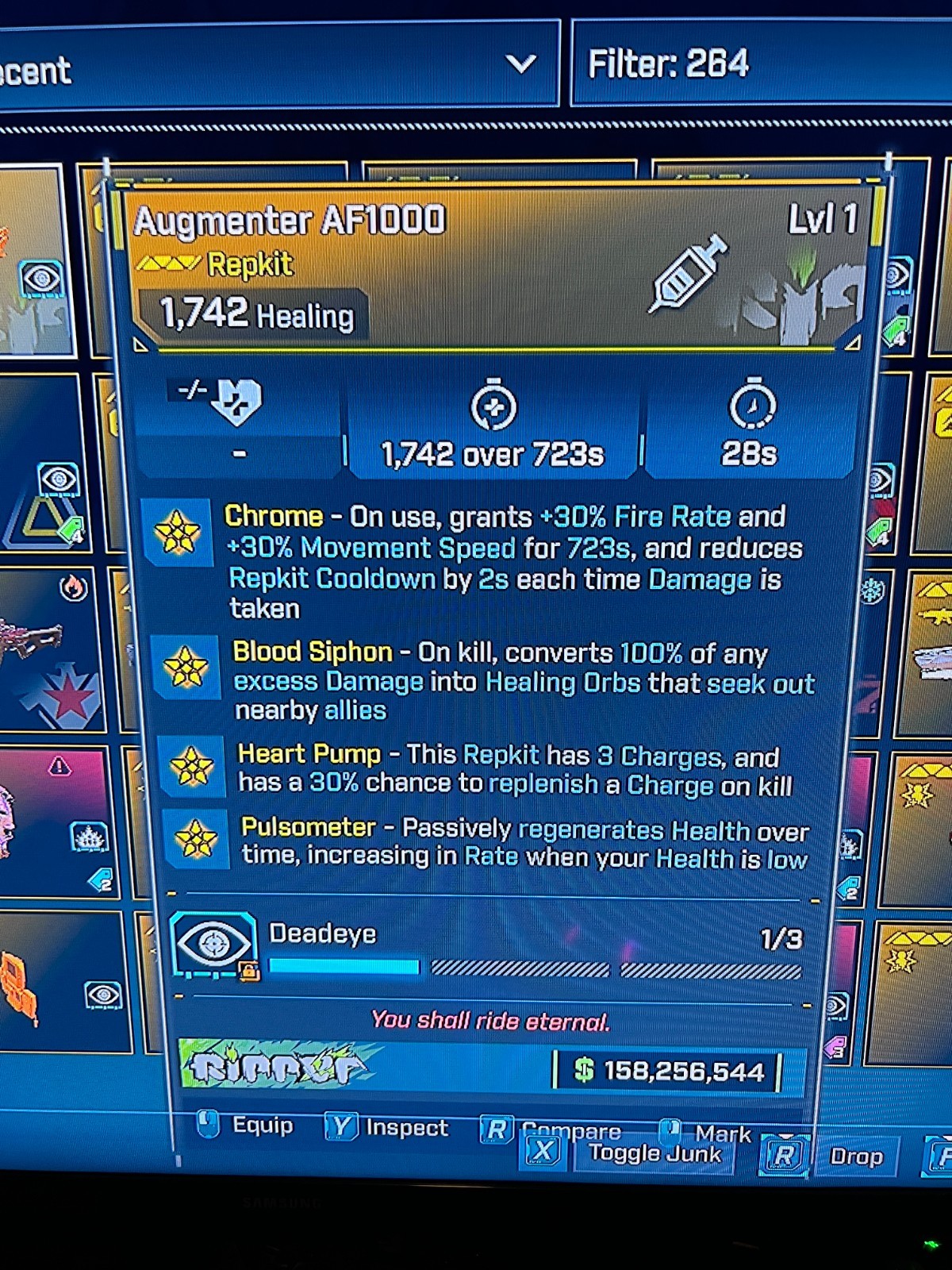 Borderlands 4✨ MODDED LEVEL 1 ONE GOLDEN REPKIT SPEED EFFECTS BL4✅PC-PS-XBOX✨