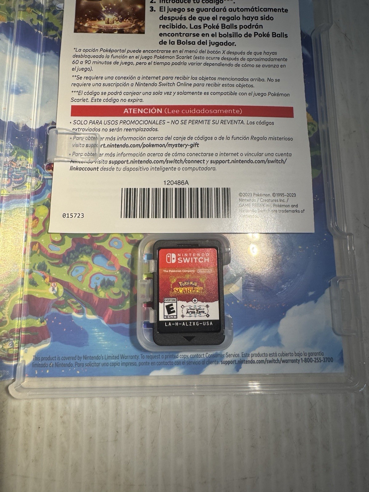 Pokemon Scarlet +The Hidden Treasure of Area Zero Bundle – Nintendo Switch, 2023