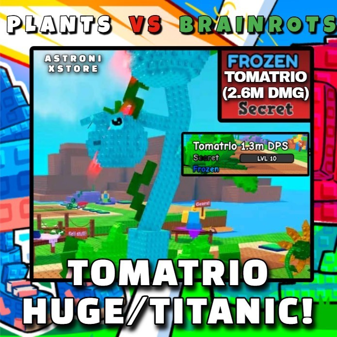 Plants Vs Brainrots – Frozen Tomatrio / 2.6M DMG | CHEAPEST!