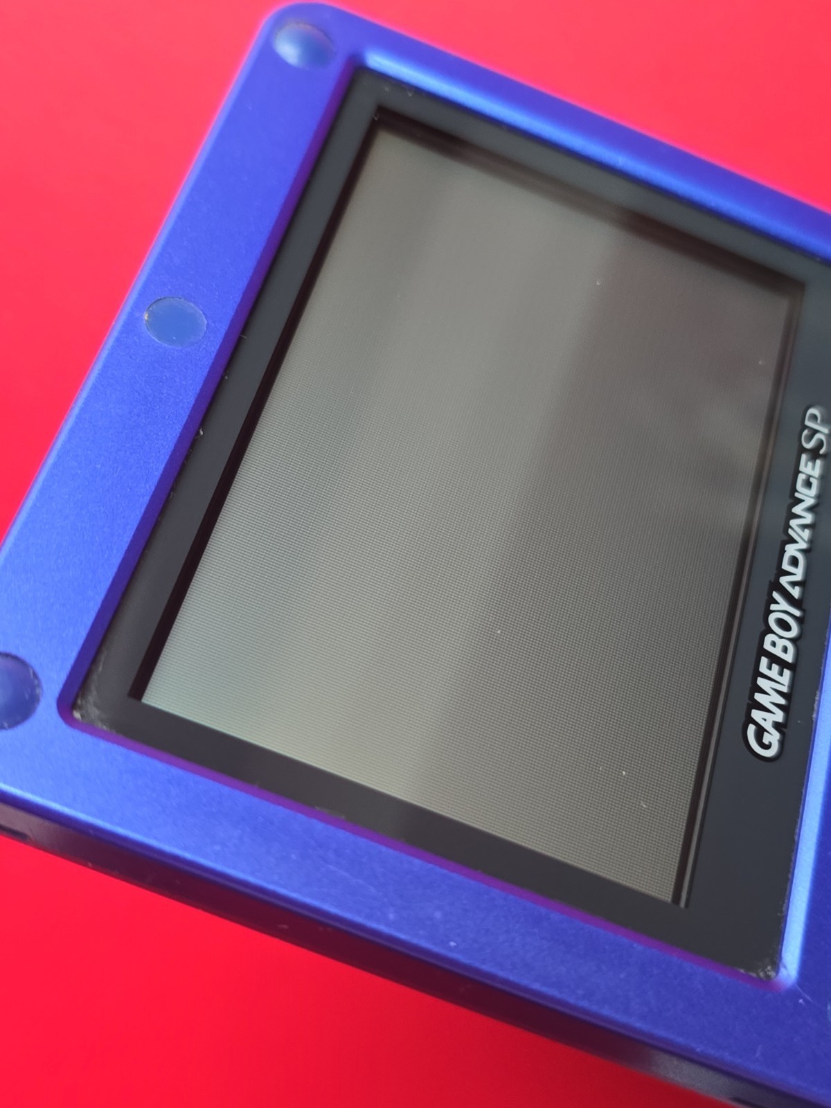 Game Boy Advance SP Handheld System Cobalt Blue AGS 001 No Charger OEM Works