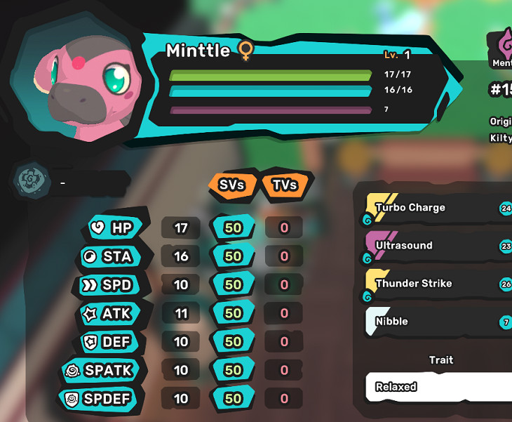 Temtem – All Perfect 7/7SVs Temtems with All Egg Move – Buy 3 Get 1 Free