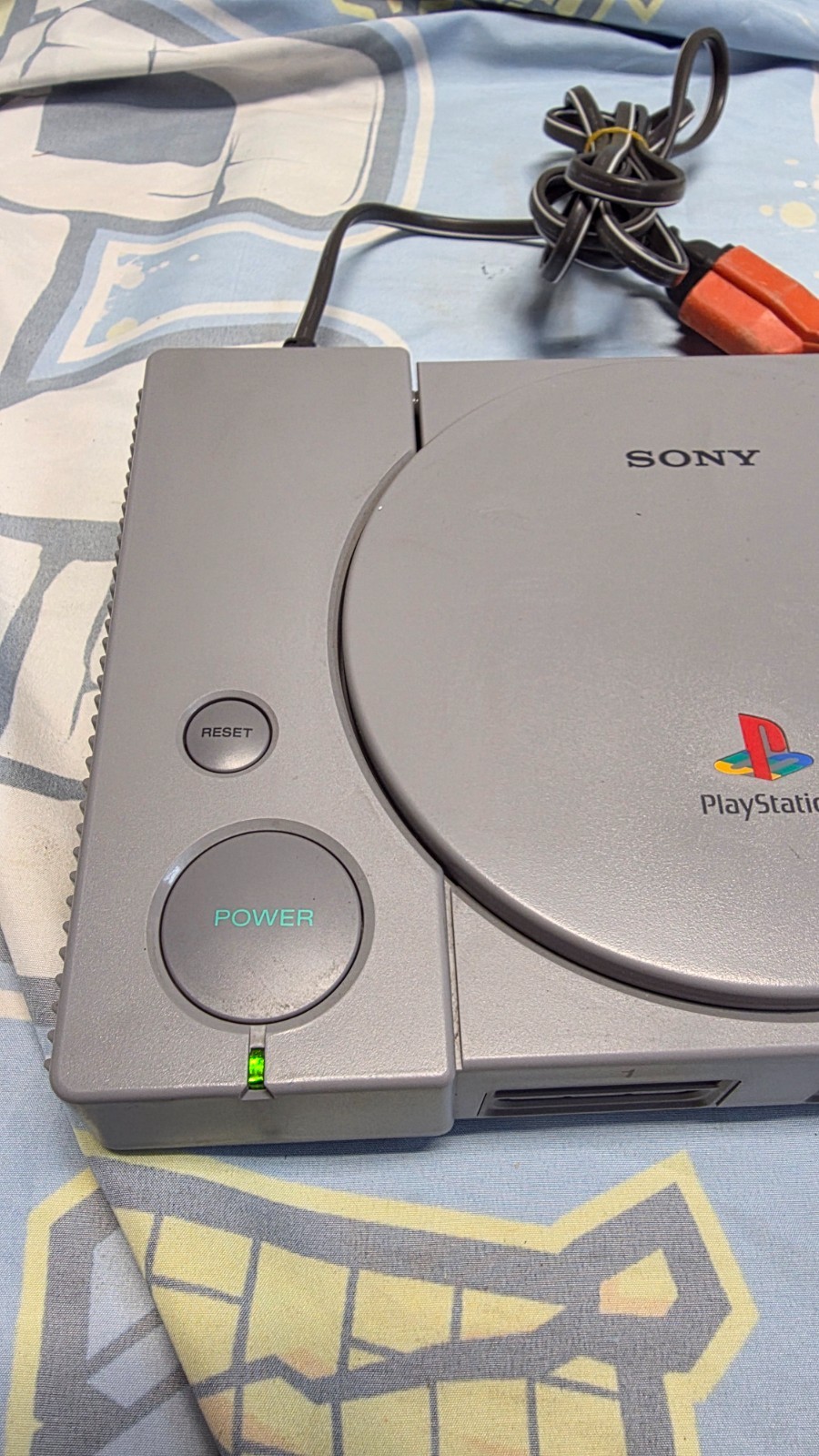 Sony PlayStation PS1 SCPH-9001 Complete Dual Shock Vintage Feb 2000 Y2K Console