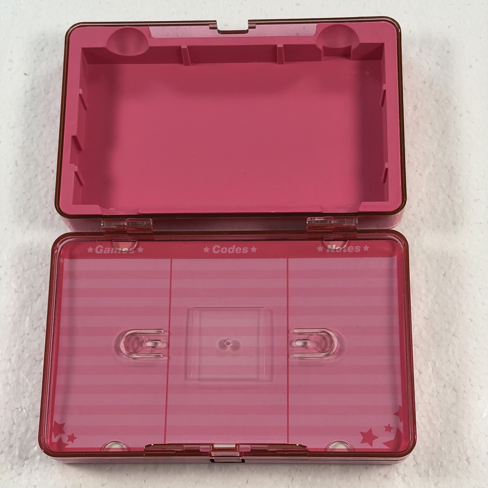 Nintendo DS Lite Super Mario Bros Princess Peach Carrying Case Pink Double Sided