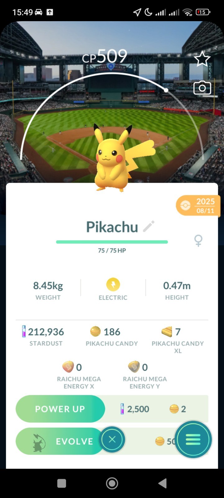 Eternatus Early Acc Pokemon Go | Salandit 4* Pikachu Baseball MLB Background #09