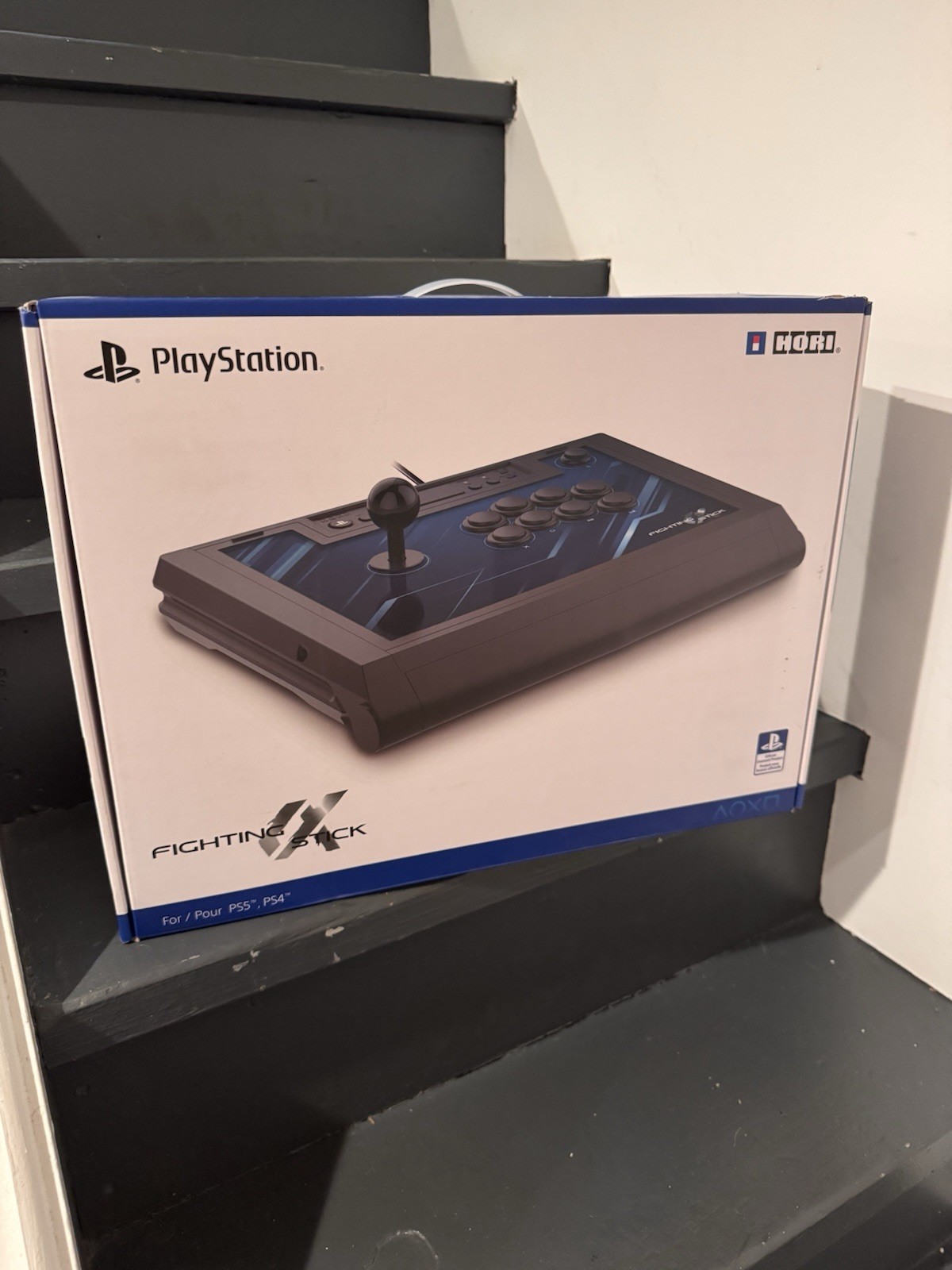 Hori Alpha Fighting Edge Fight Stick for PlayStation 5 Black Arcade Stick PS5