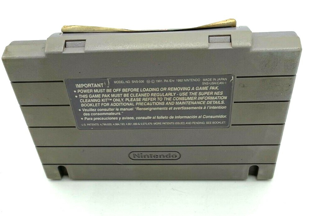 Aero the Acro-Bat Super Nintendo SNES Video Game Cart