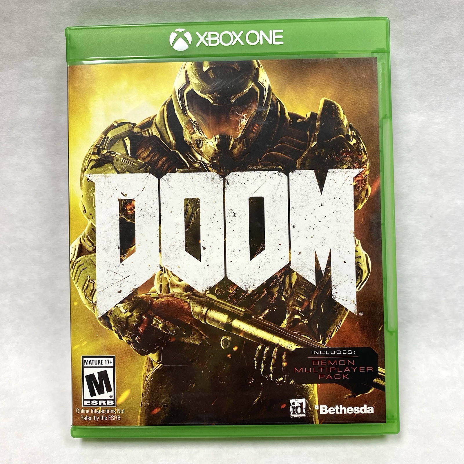 Bethesda DOOM (Doom Series) Microsoft Xbox One 2016 M-Mature Shooter Multiplayer