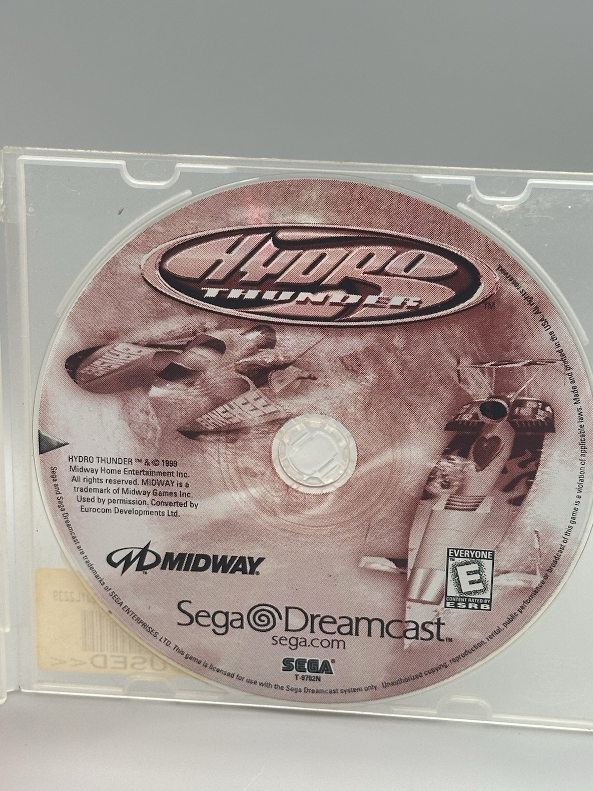 Sega Dreamcast Midway Hydro Thunder 1999 Disc Only Tested Works Video Game