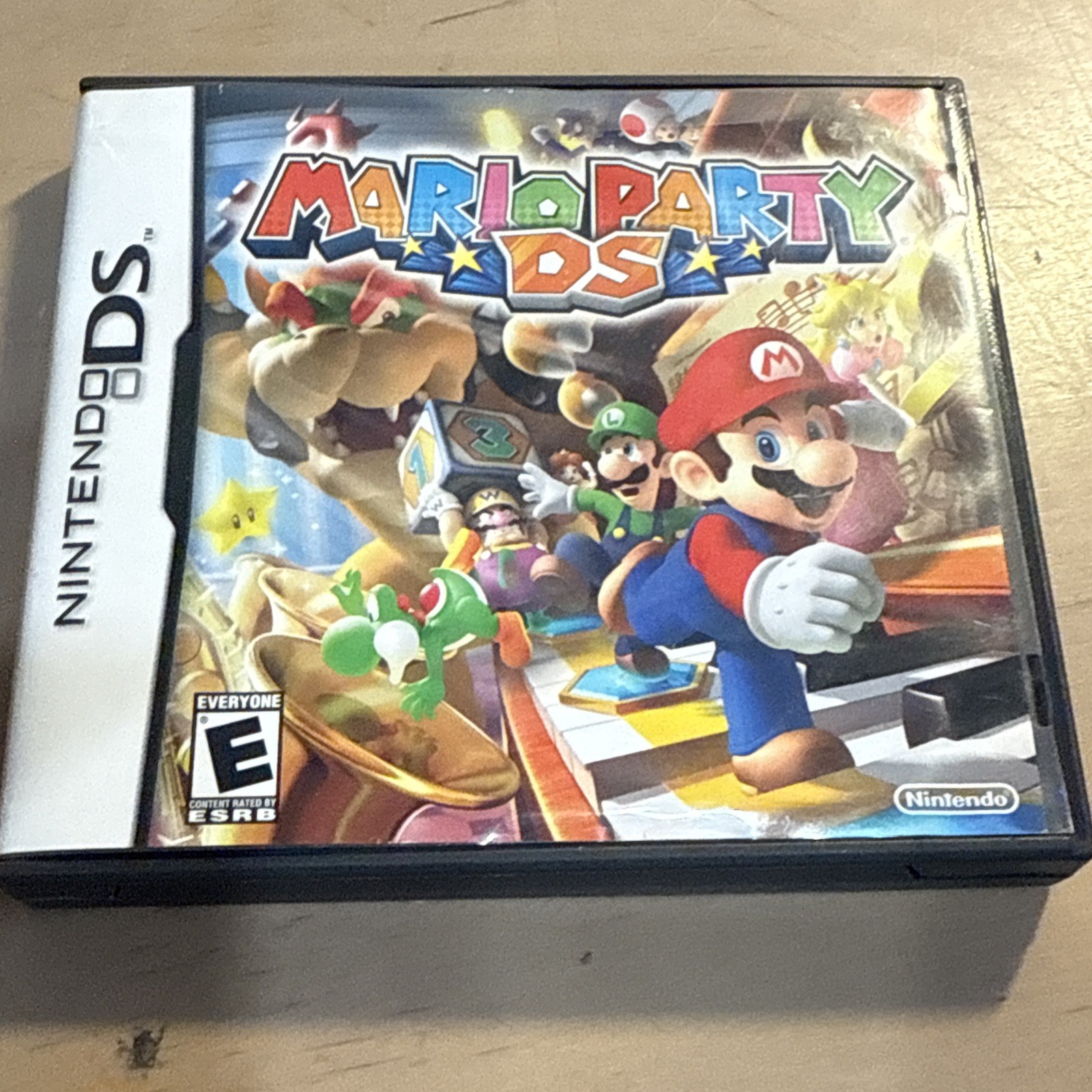 Mario Party DS (Nintendo DS, 2007) label ripped off the working