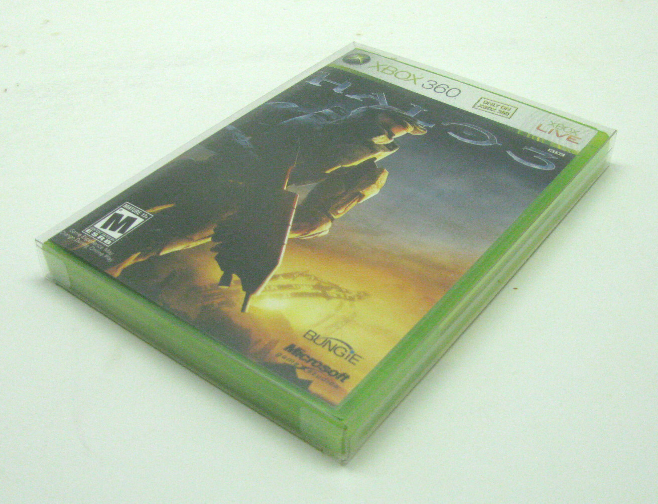 10Pack XBOX 360 CIB GAME – CLEAR PLASTIC PROTECTIVE BOX PROTECTOR CASE SLEEVE