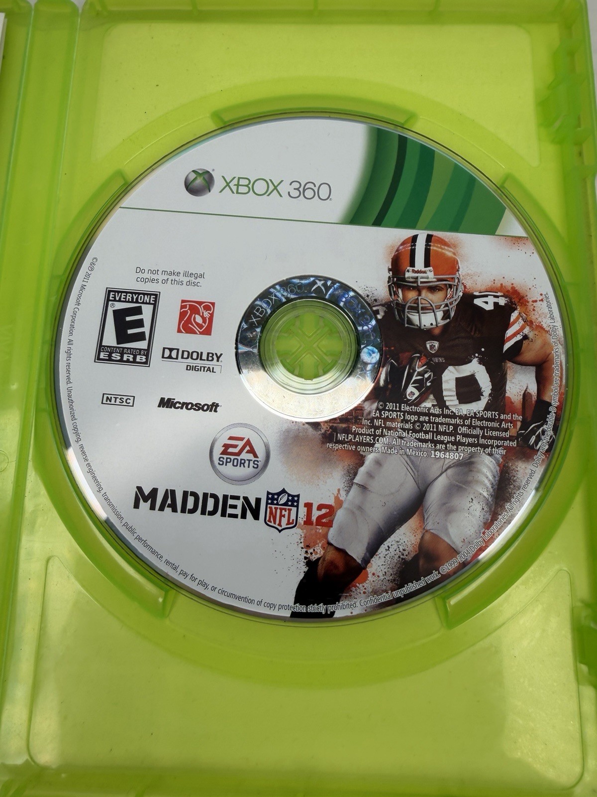 Madden NFL 12 (Microsoft Xbox 360, 2011) TESTED