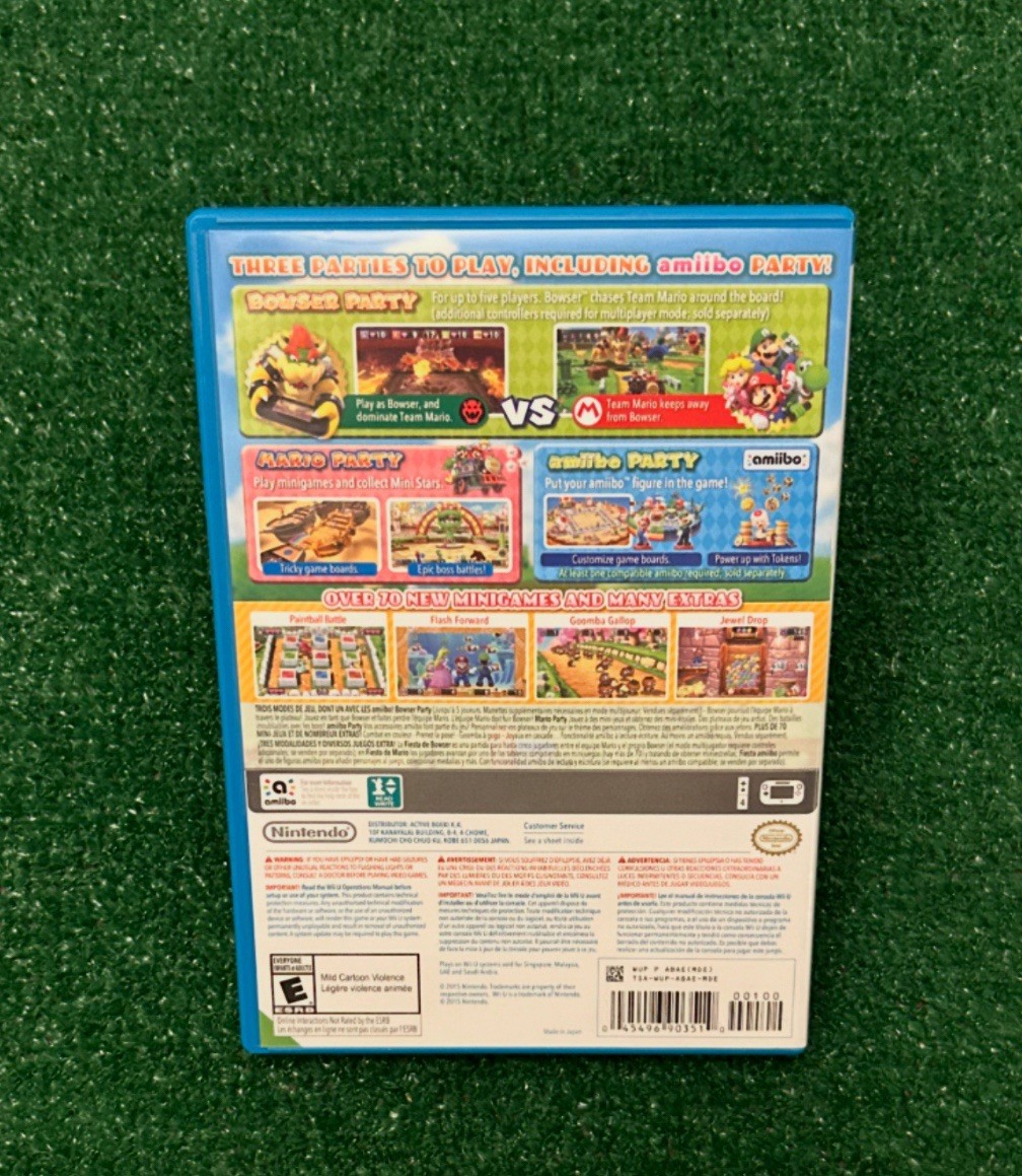 Mario Party 10 Nintendo Wii U (2015) Tested & Working