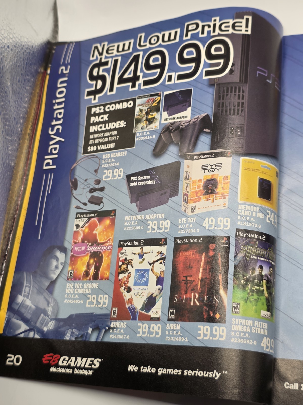 EB Games Summer 2004 Catalog Spider-Man 2 Pikmin 2 VG Complete Magazine Promo