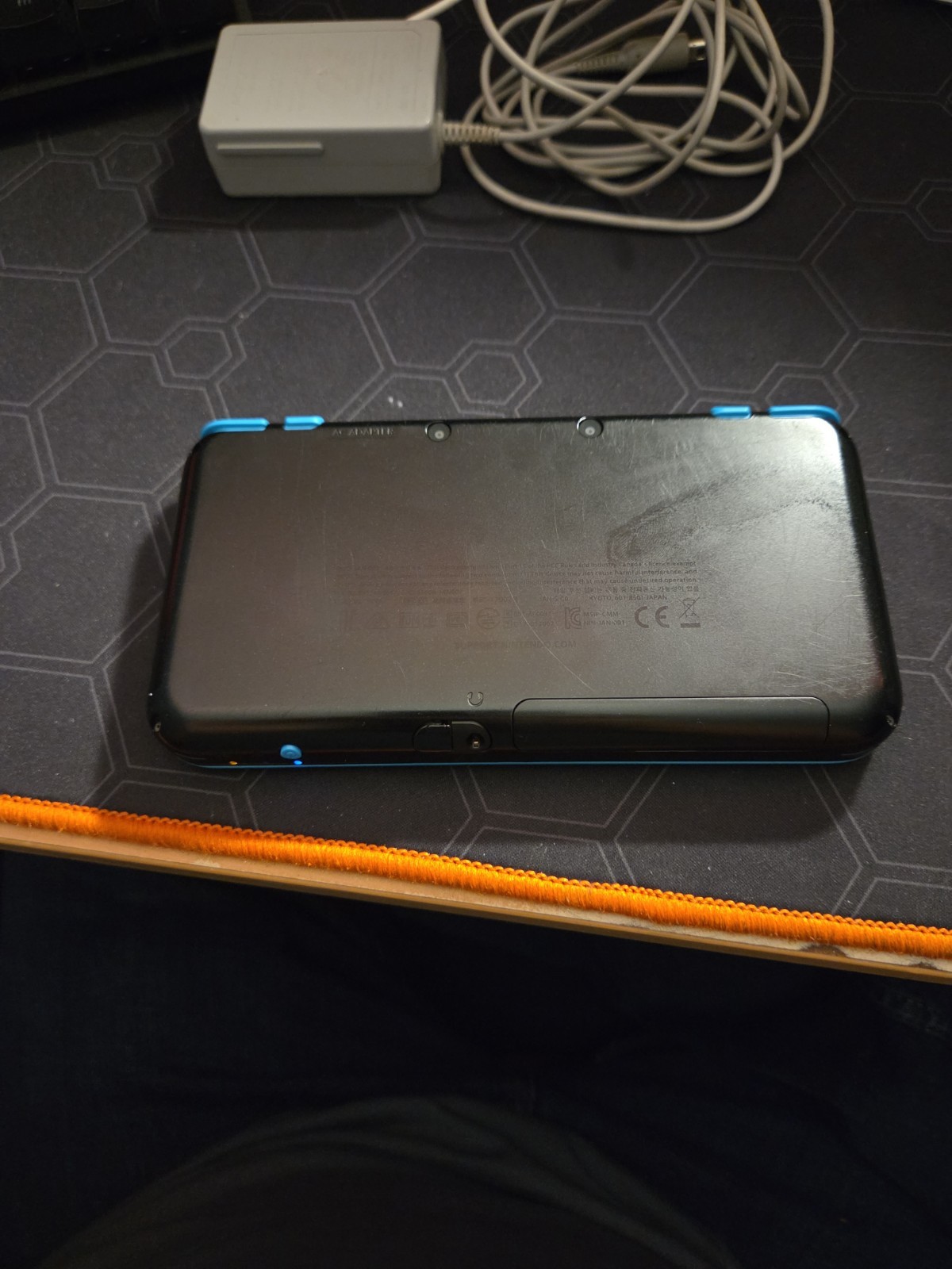 Nintendo New 2DS XL Turquoise Blue Handheld System with Charger