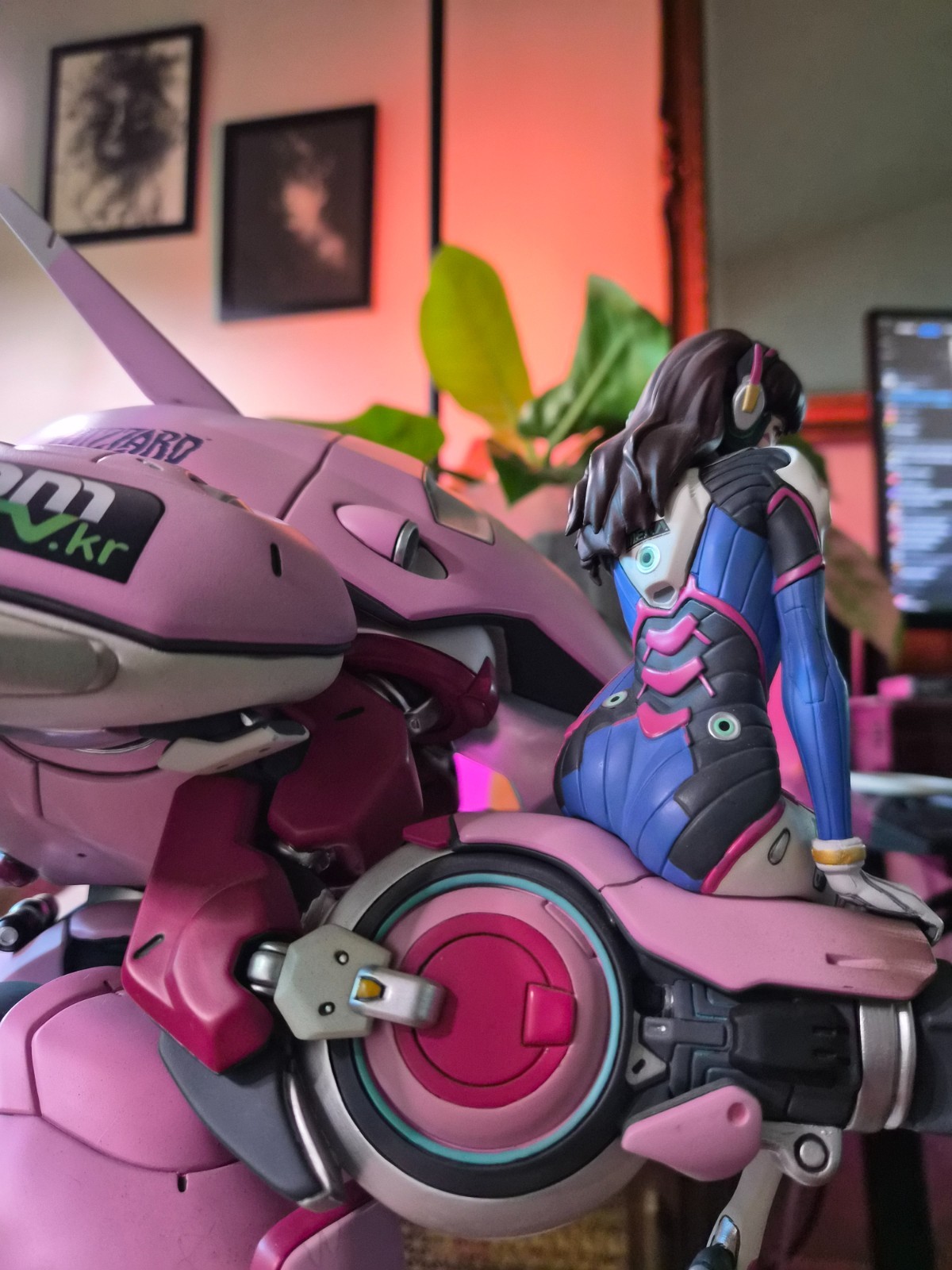 Overwatch D.Va Statue Figure with Box