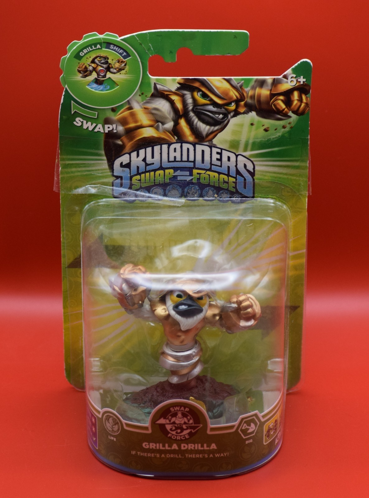 Skylanders Swap Force Grilla Drilla NEW Sealed Earth Swap Force Figure NIP