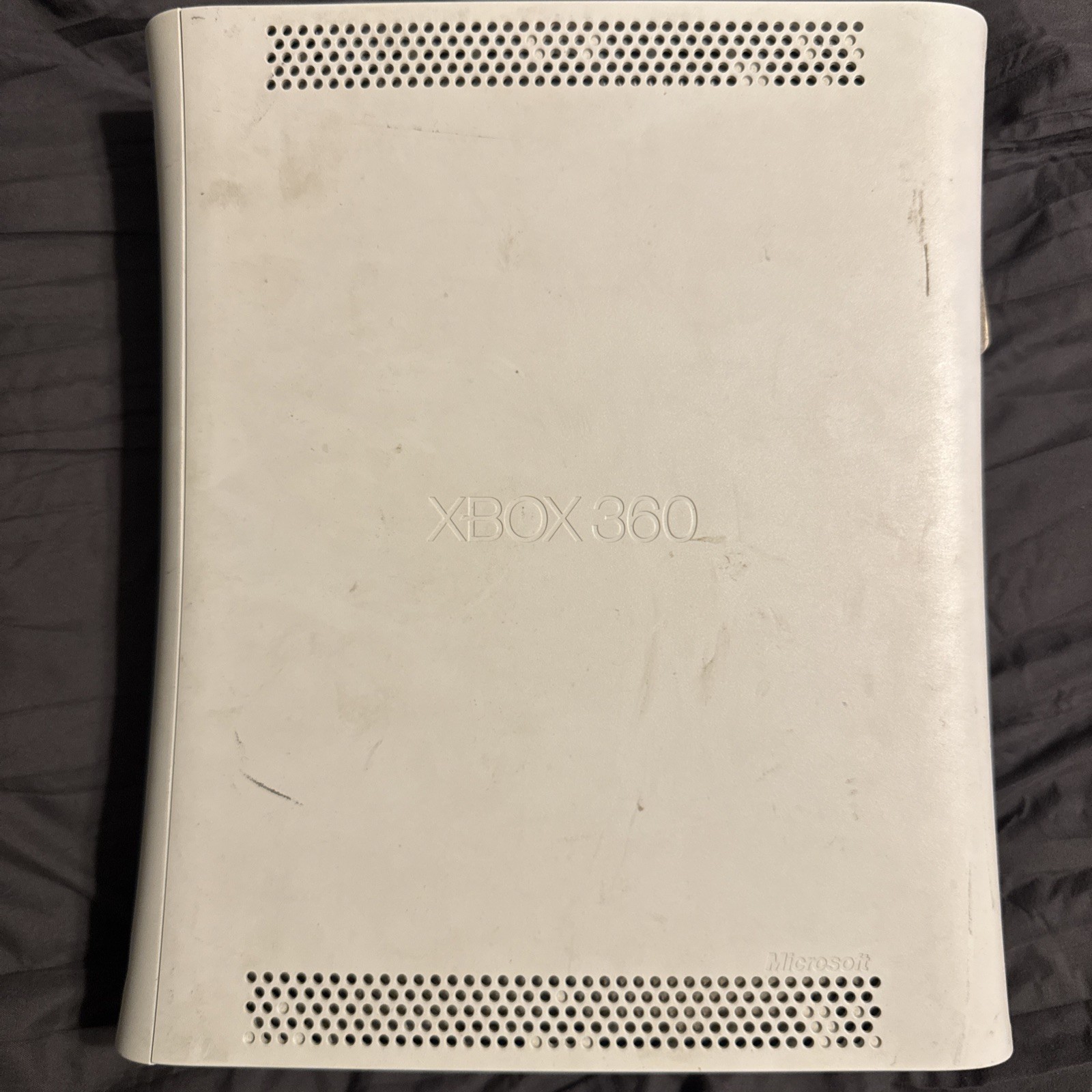 Microsoft Xbox 360 Core Model White System Console Only For PARTS REPAIR Only