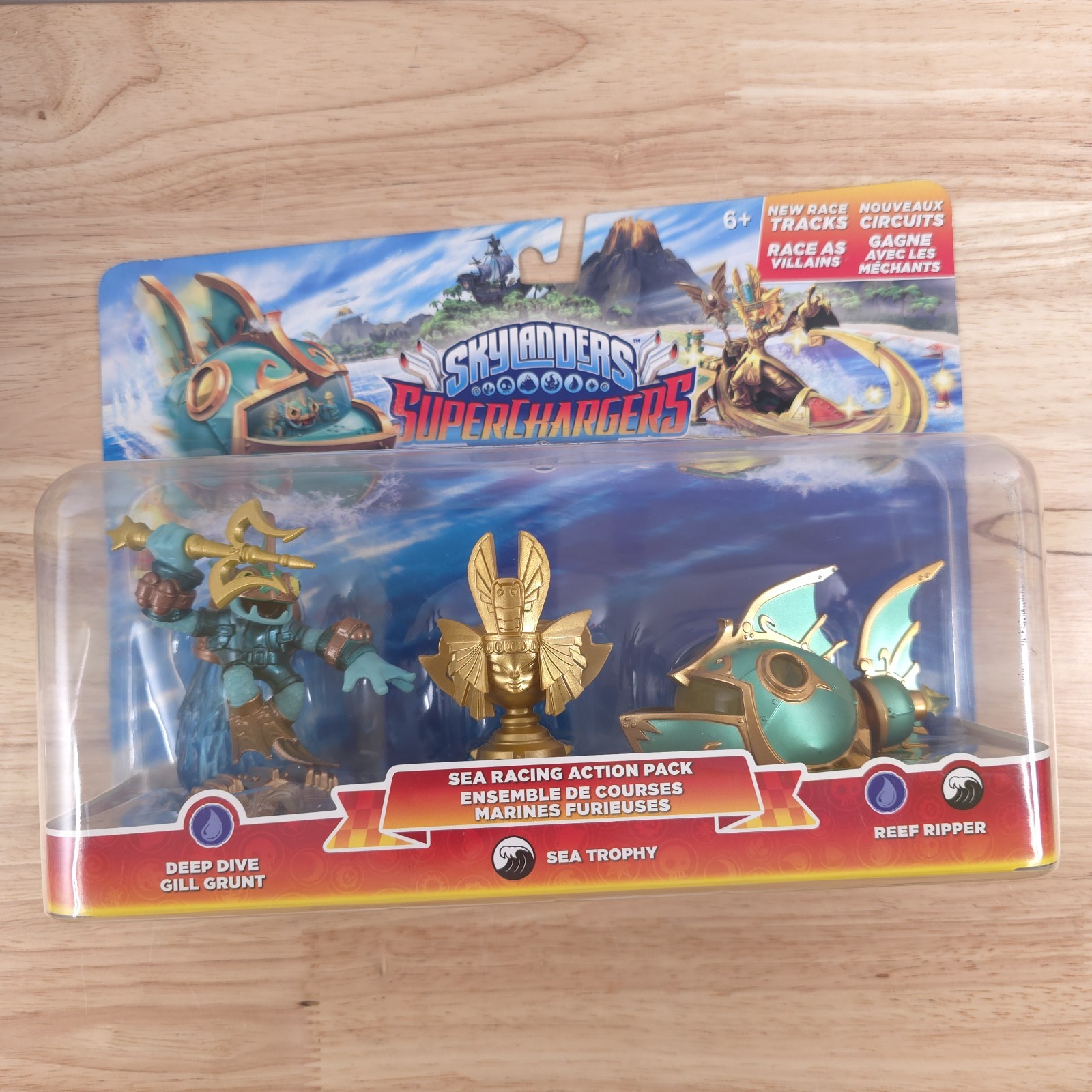 Skylander Superchargers Sea Racing Action Pack Gill Grunt Reef Ripper NIB