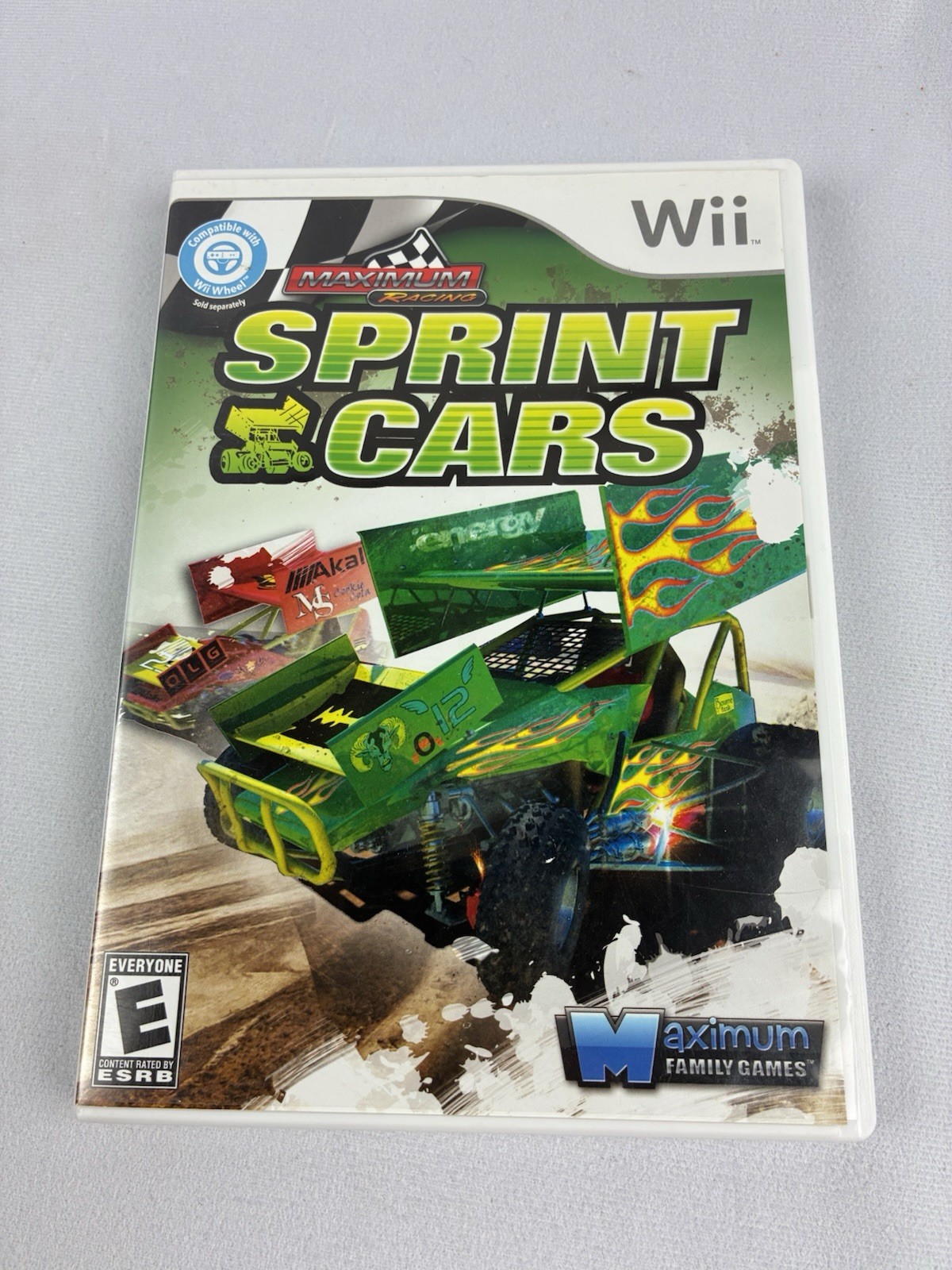 Maximum Racing: Sprint Cars Wii Game-CIB Complete Ships Next Day!!