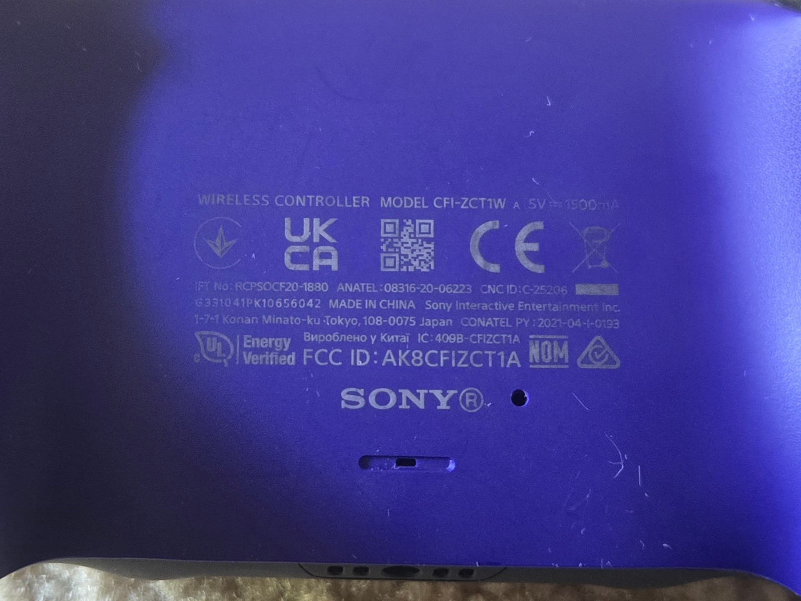 Sony PlayStation 5 DualSense Edge Wireless Purple Controller – Preowned