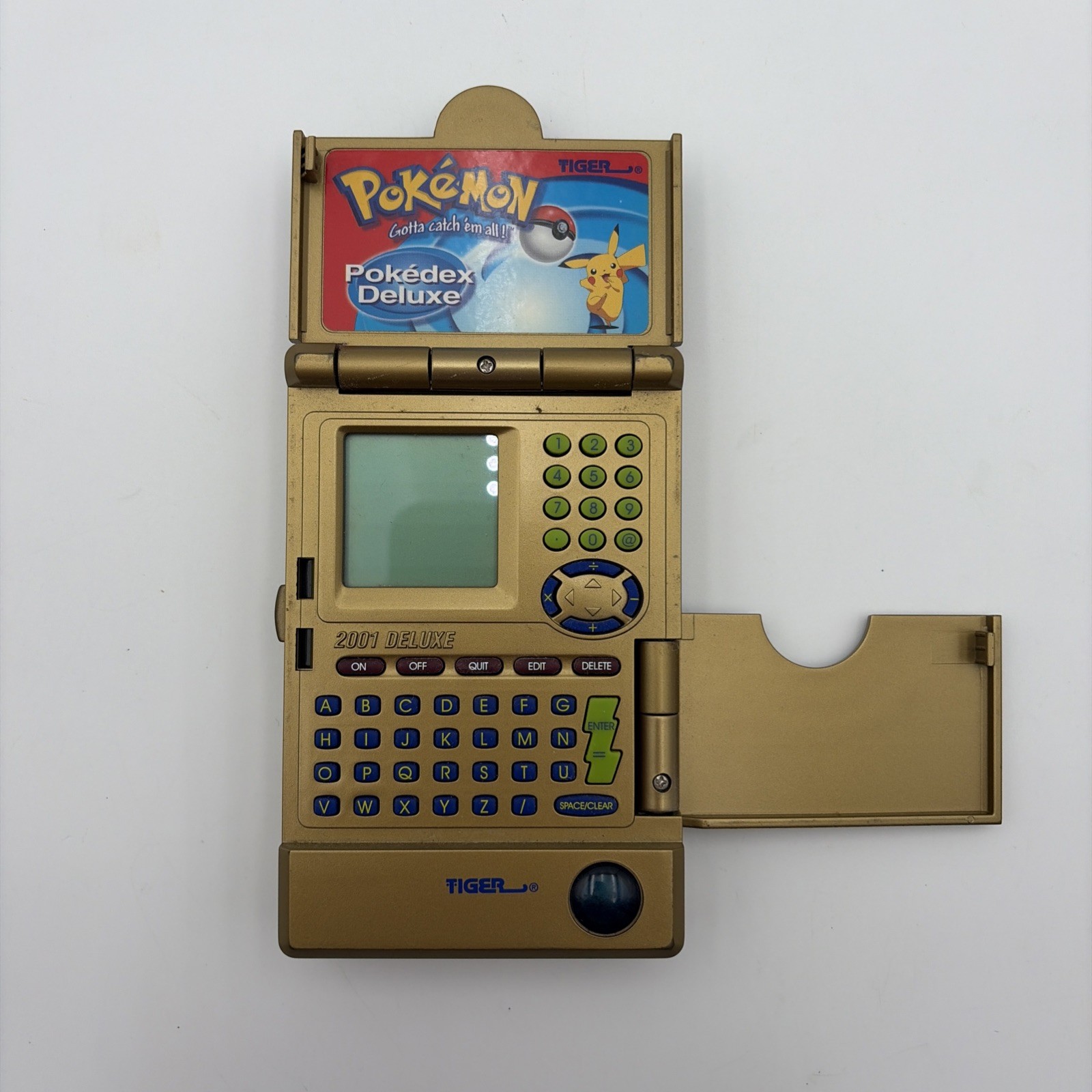 Pokémon 2001 Gold Edition Pokédex Tiger Nintendo English Tested & Working