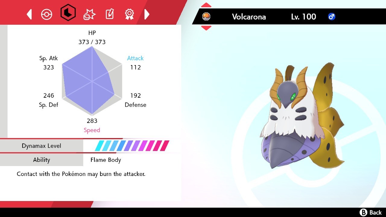 Volcarona Shiny 6IVS Pokemon Sword and Shield