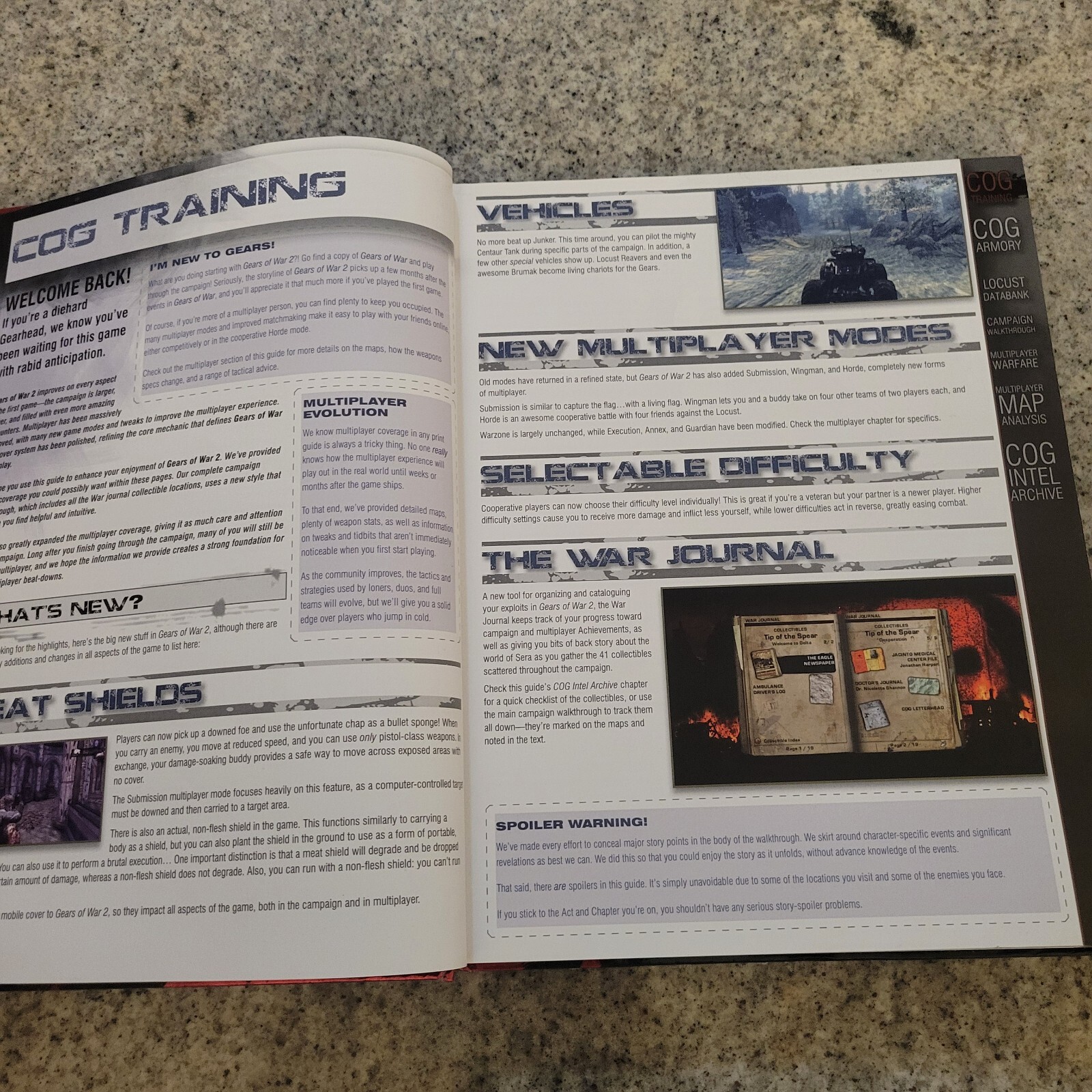 Gears Of War Official Hardcover Strategy Guide Last Stand Edition Skorge Print