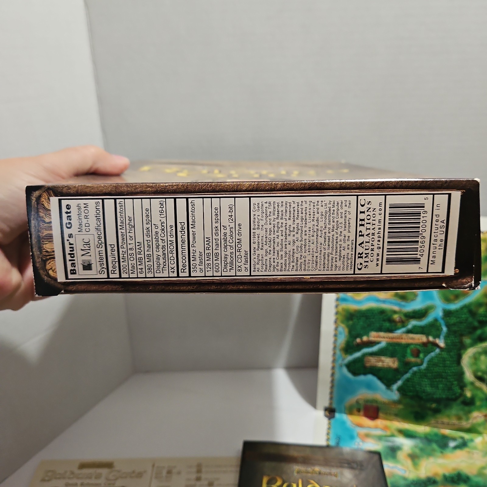 Baldur’s Gate Big Box PC 1998 Forgotten Realms Mac Complete