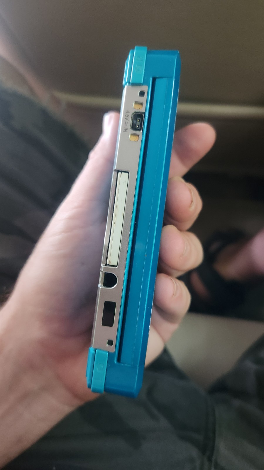 Nintendo 3DS Aqua Blue Handheld Console System CTR-001 Tested Working