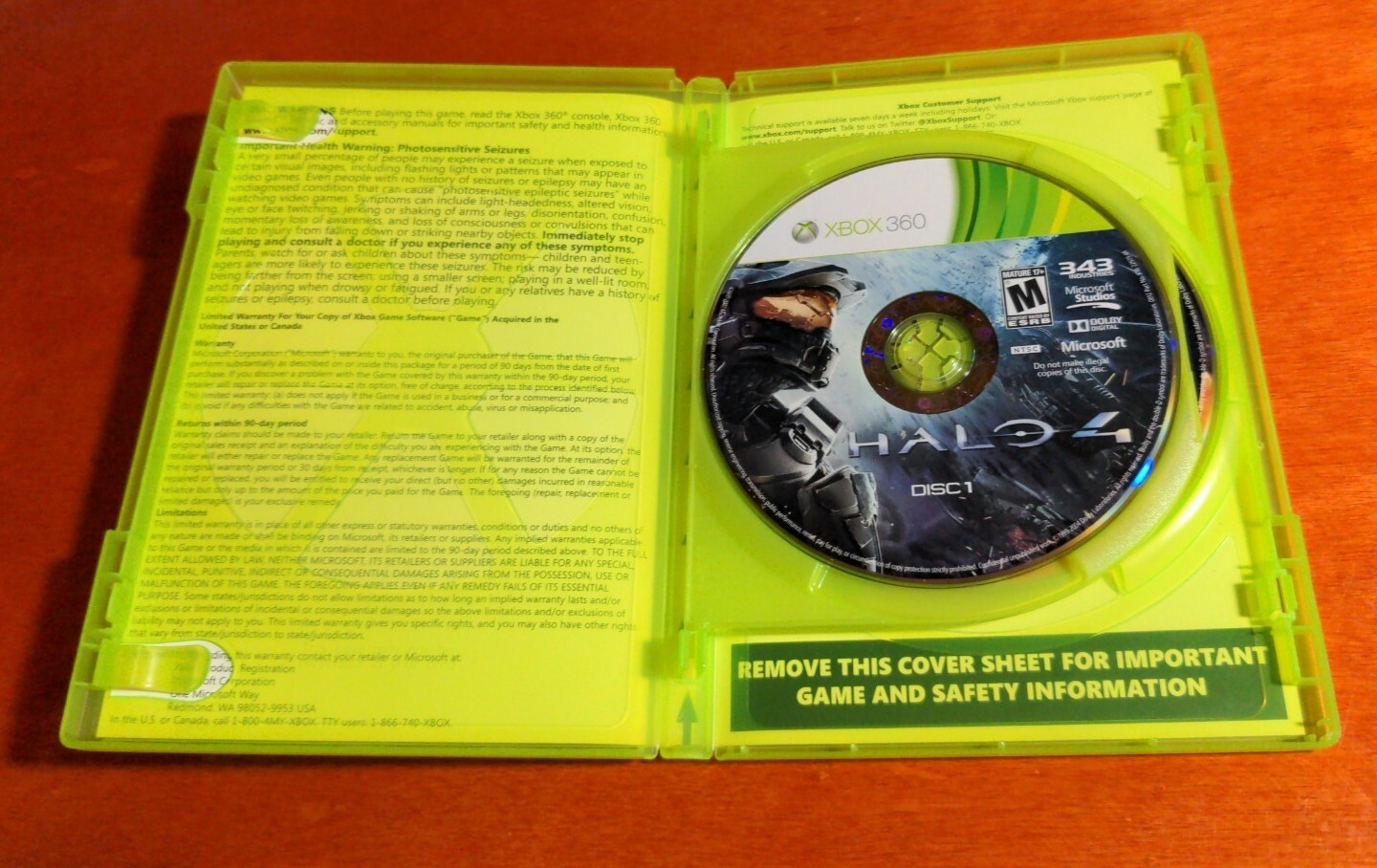 Halo 4 Microsoft Xbox 360 Studios 343 Industries Havok Dolby Digital Mature